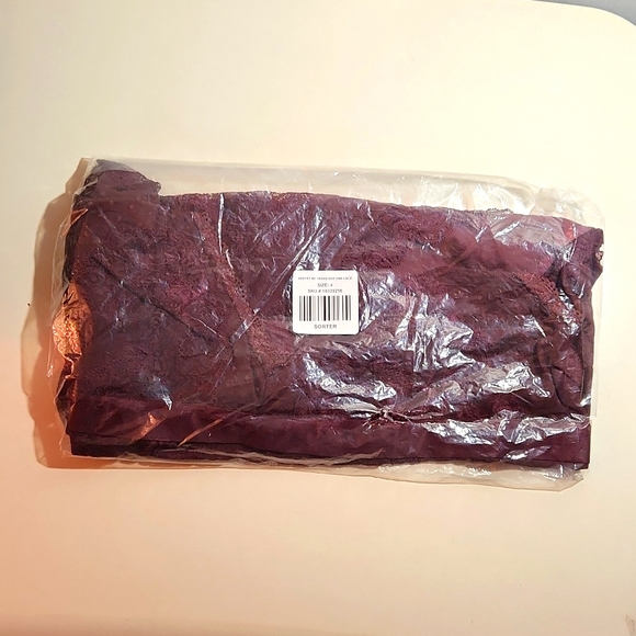 ❤️NWT VINTAGE TORRID LINGERIE SHEER MESH LACE BODYSUIT WINETASTING PLUS SIZE 4X - Picture 3 of 10